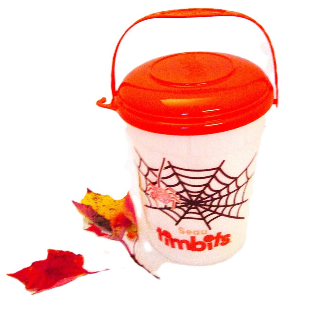 Trick Or Treat Halloween bucket, Tim BitsTim Horton Collectible Bucket